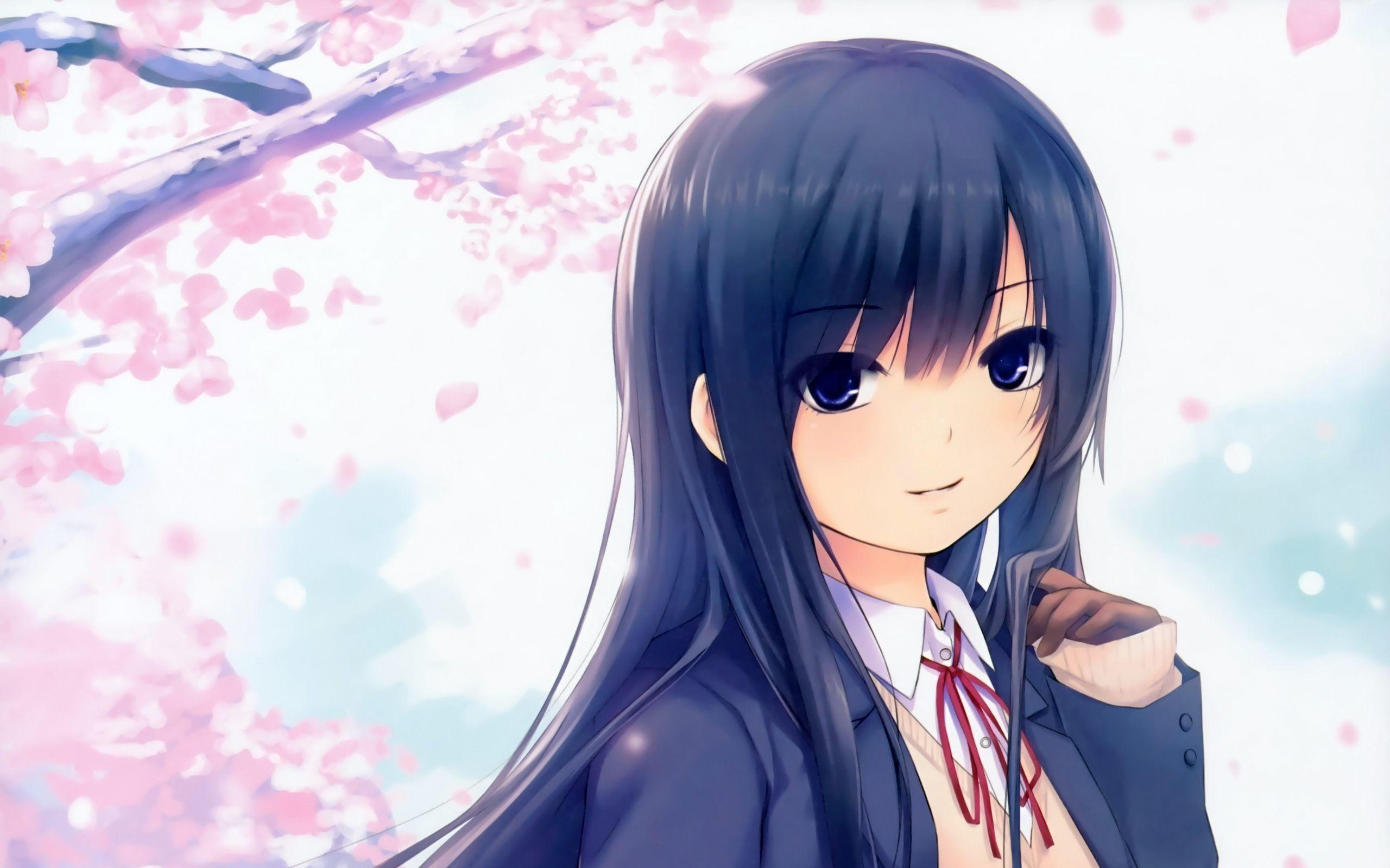 2560x1600 Beautiful Anime Girl Wallpaper