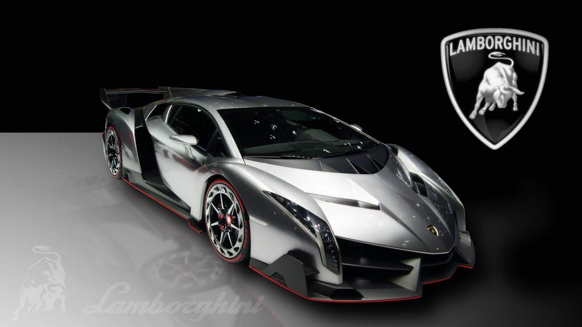 1920x1080 Silver Lambos Wallpaper