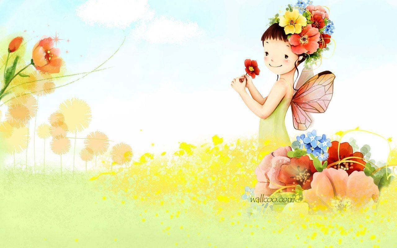 1280x800 Cute Cartoon Wallpaper