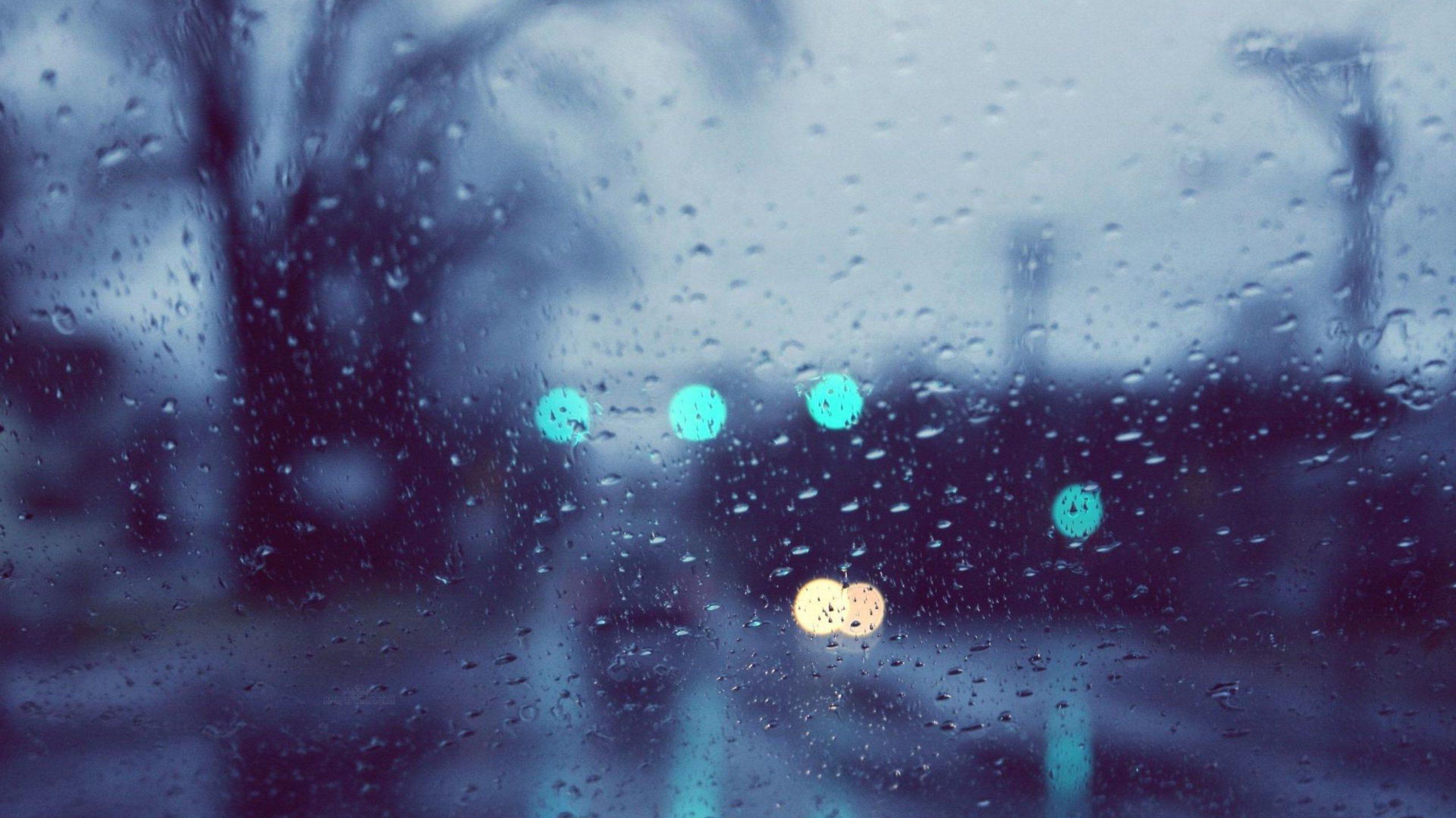 2560x1440 Rain Wallpaper