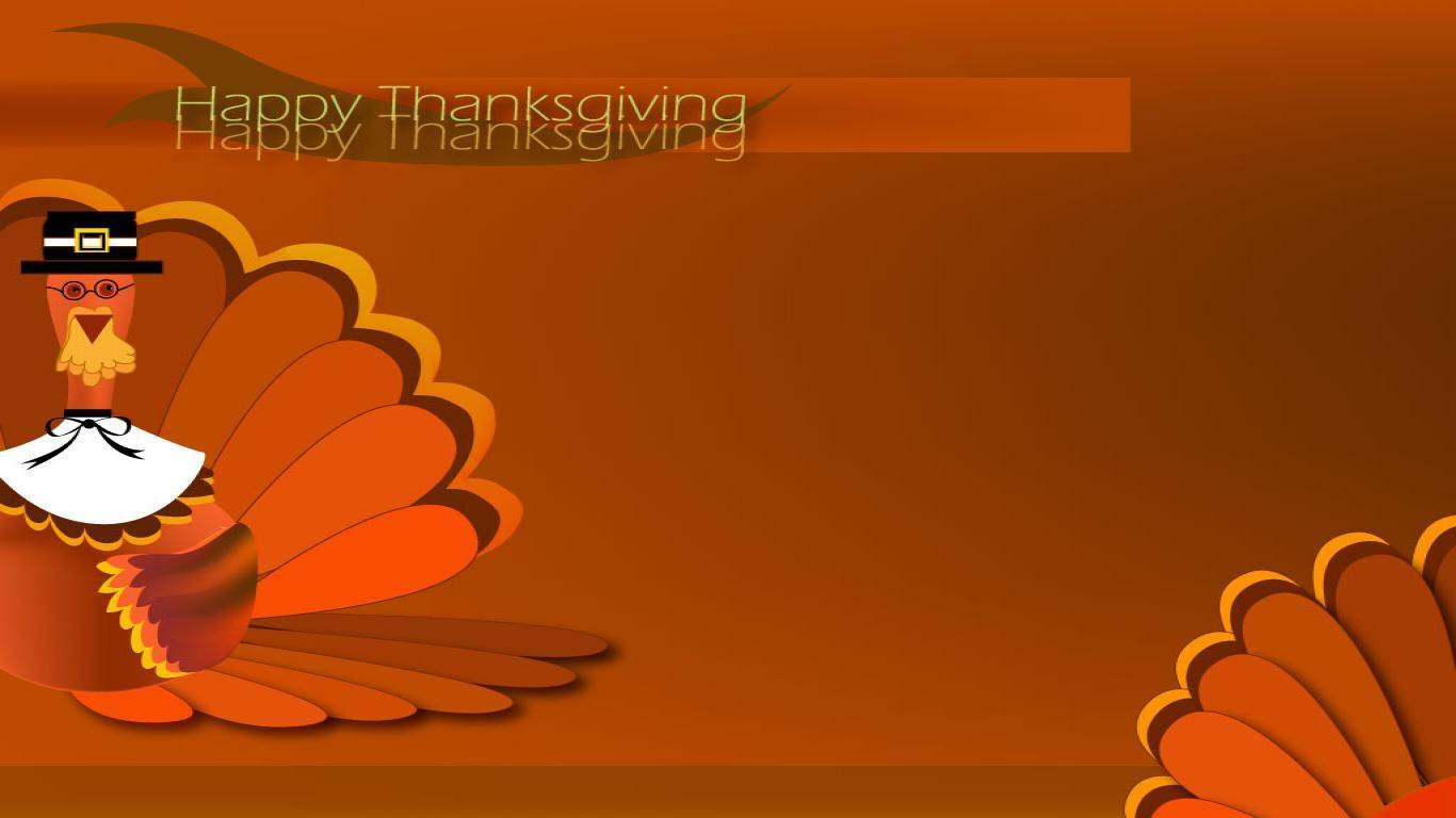 1366x768 Happy Thanksgiving Wallpaper Full HD and Printable Cards