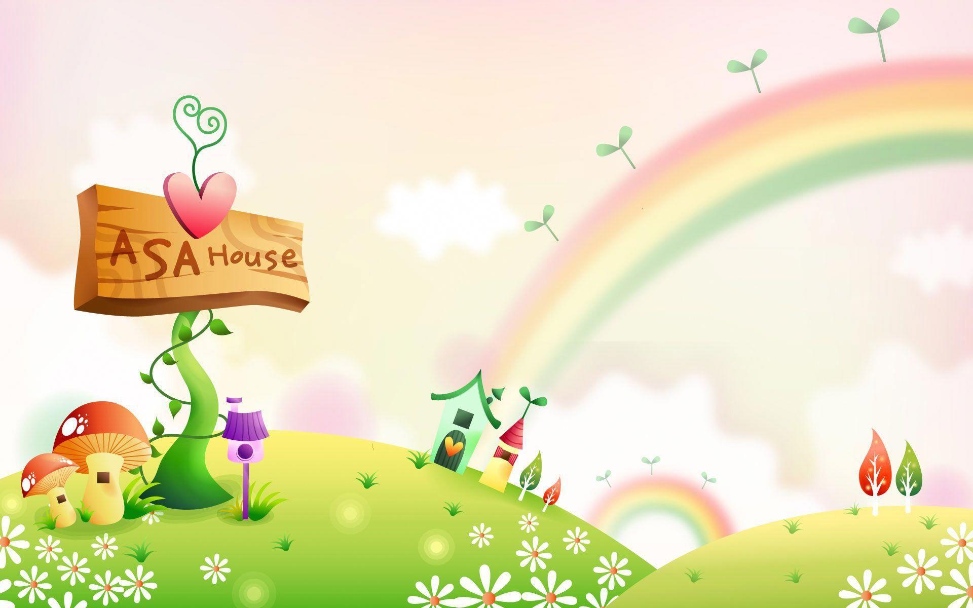1920x1200 Fairy Tale Background Wallpaper 1280×800 Fairytale Background (35 Wallpaper). Adorable Wallpaper. Kids wallpaper, School painting, Cartoon painting