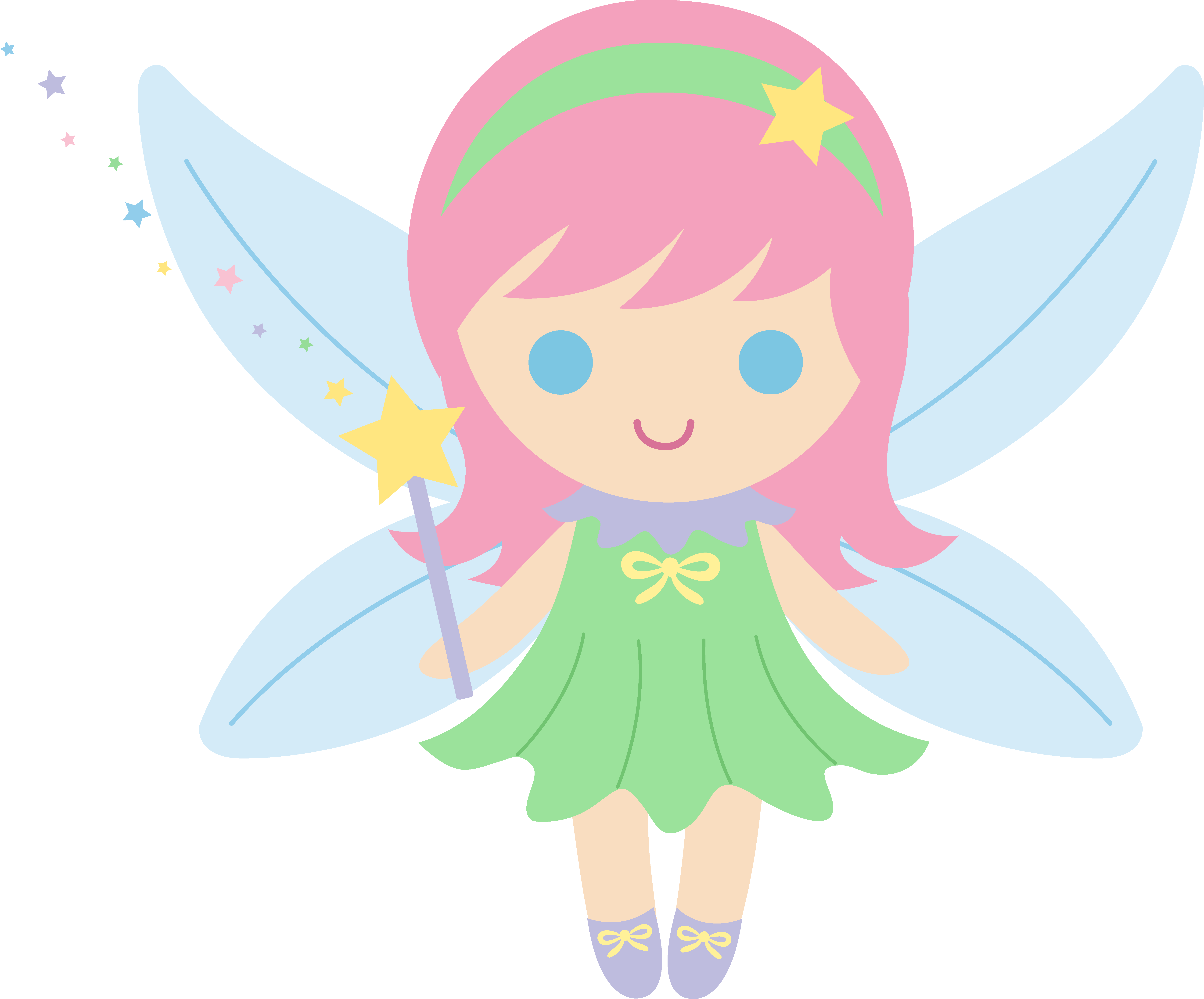 7559x6272 Pink Fairy Wallpaper