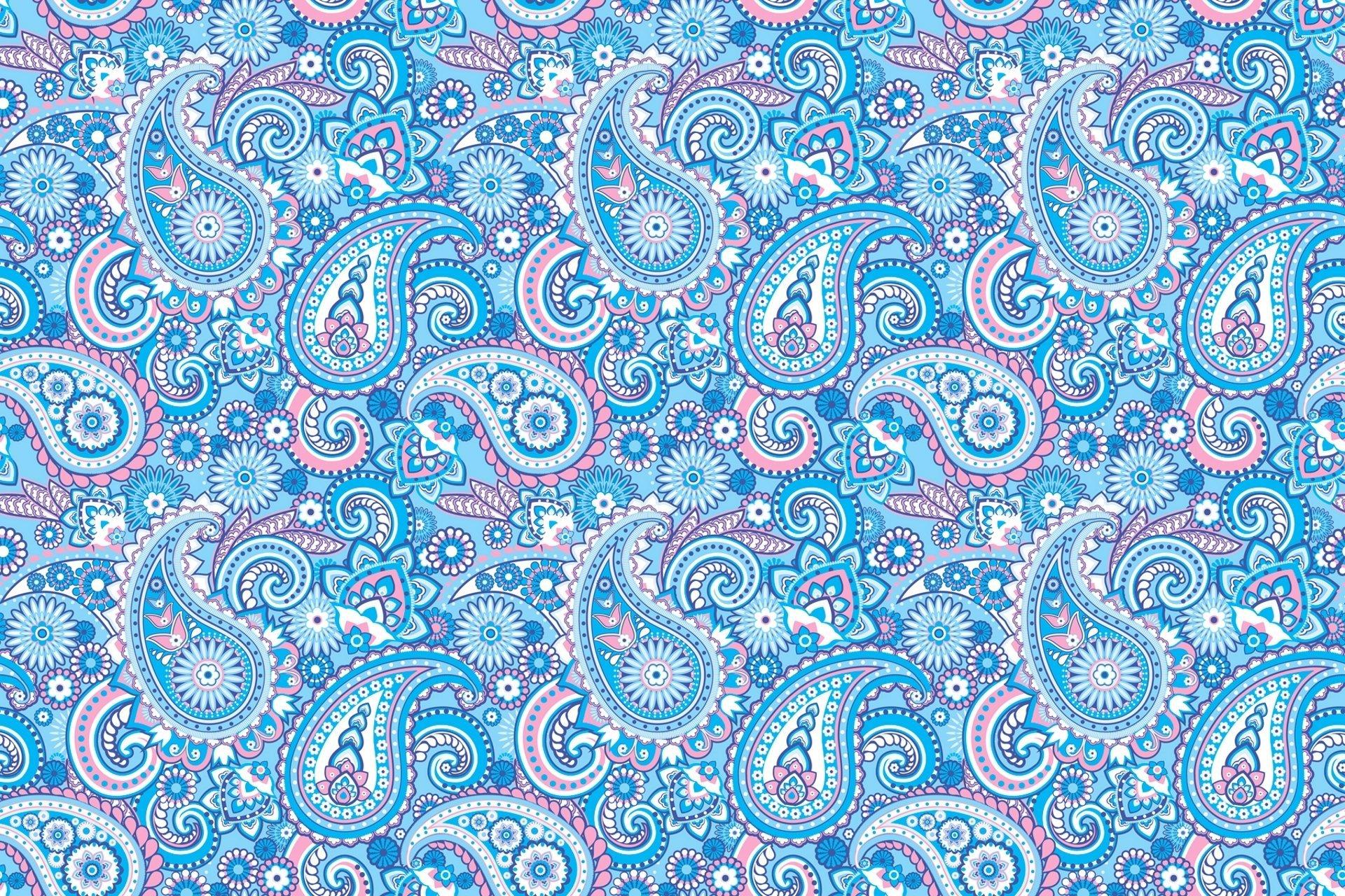 1920x1280 Blue Paisley Desktop Wallpaper 61424 1920x1280px