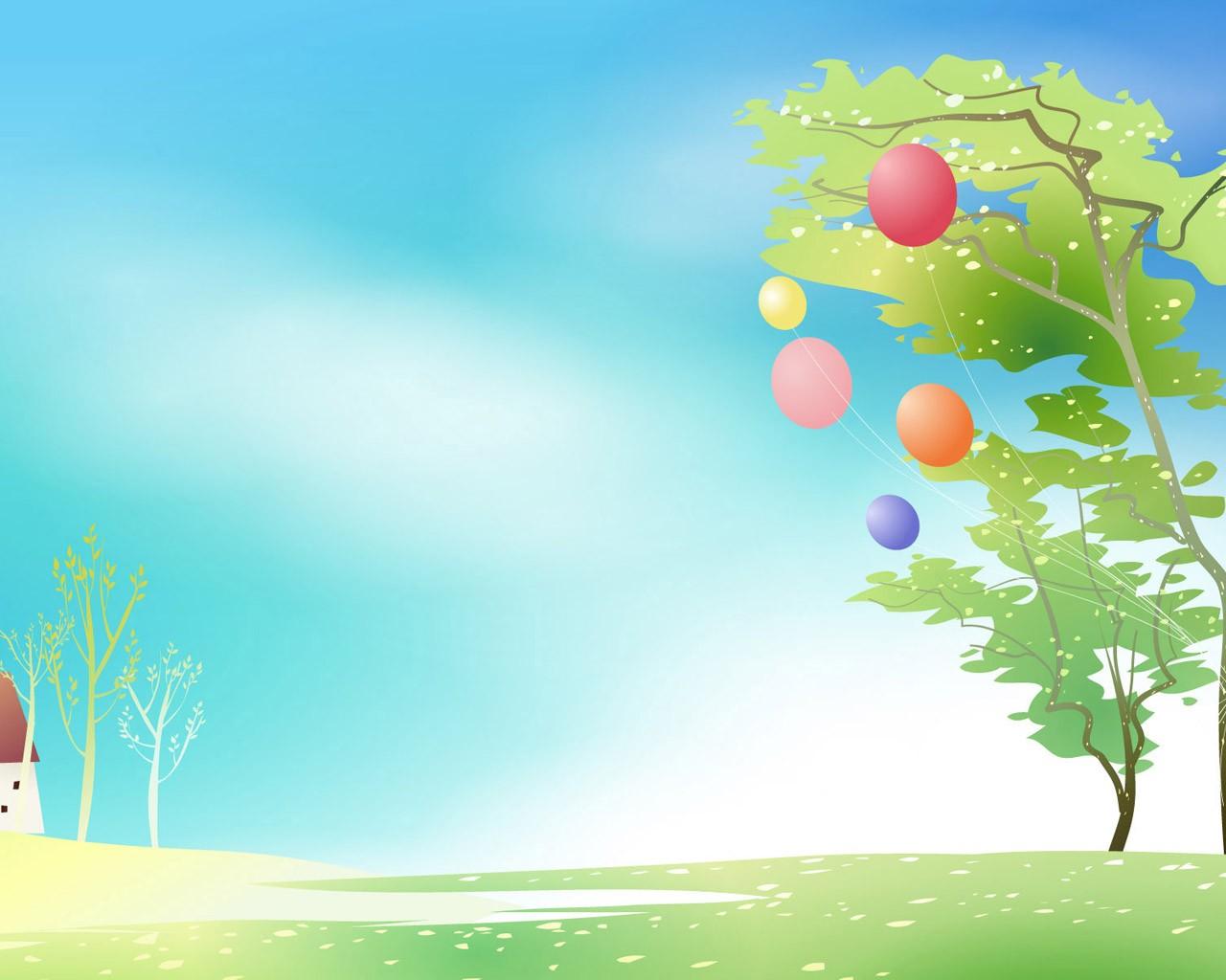 1280x1024 Fairy Tale Cartoon Wallpaper Anime Landscape