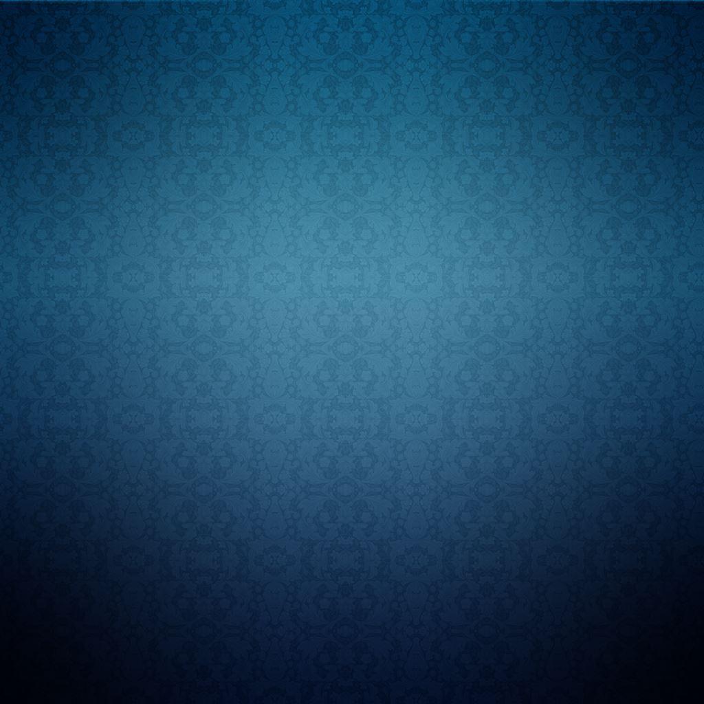 1024x1024 Blue Paisley Pattern iPad Wallpaper Free Download