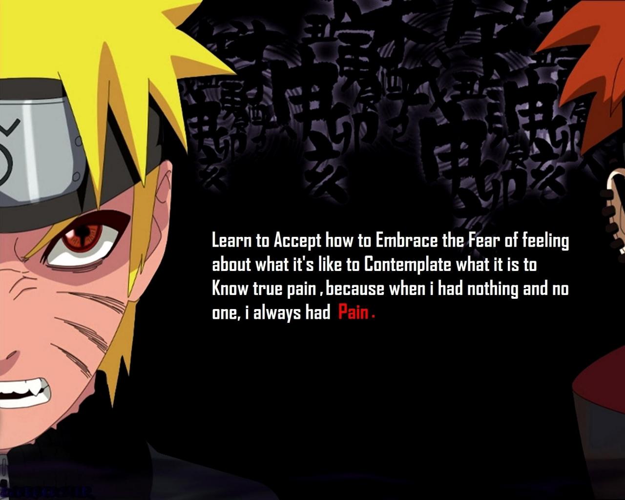 1280x1024 Pain Anime Quotes Wallpaper. QuotesGram