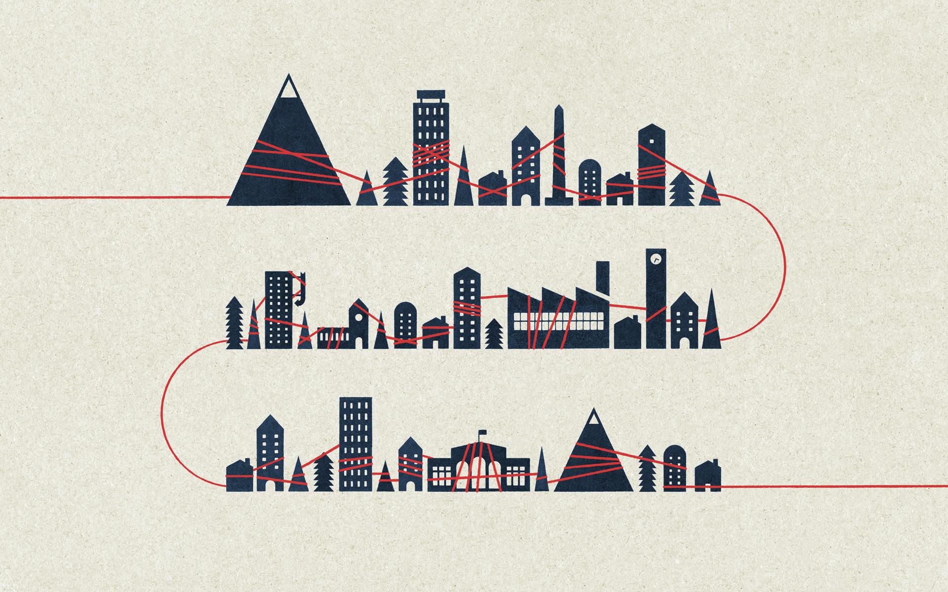 1920x1200 Artistic City HD Wallpaper