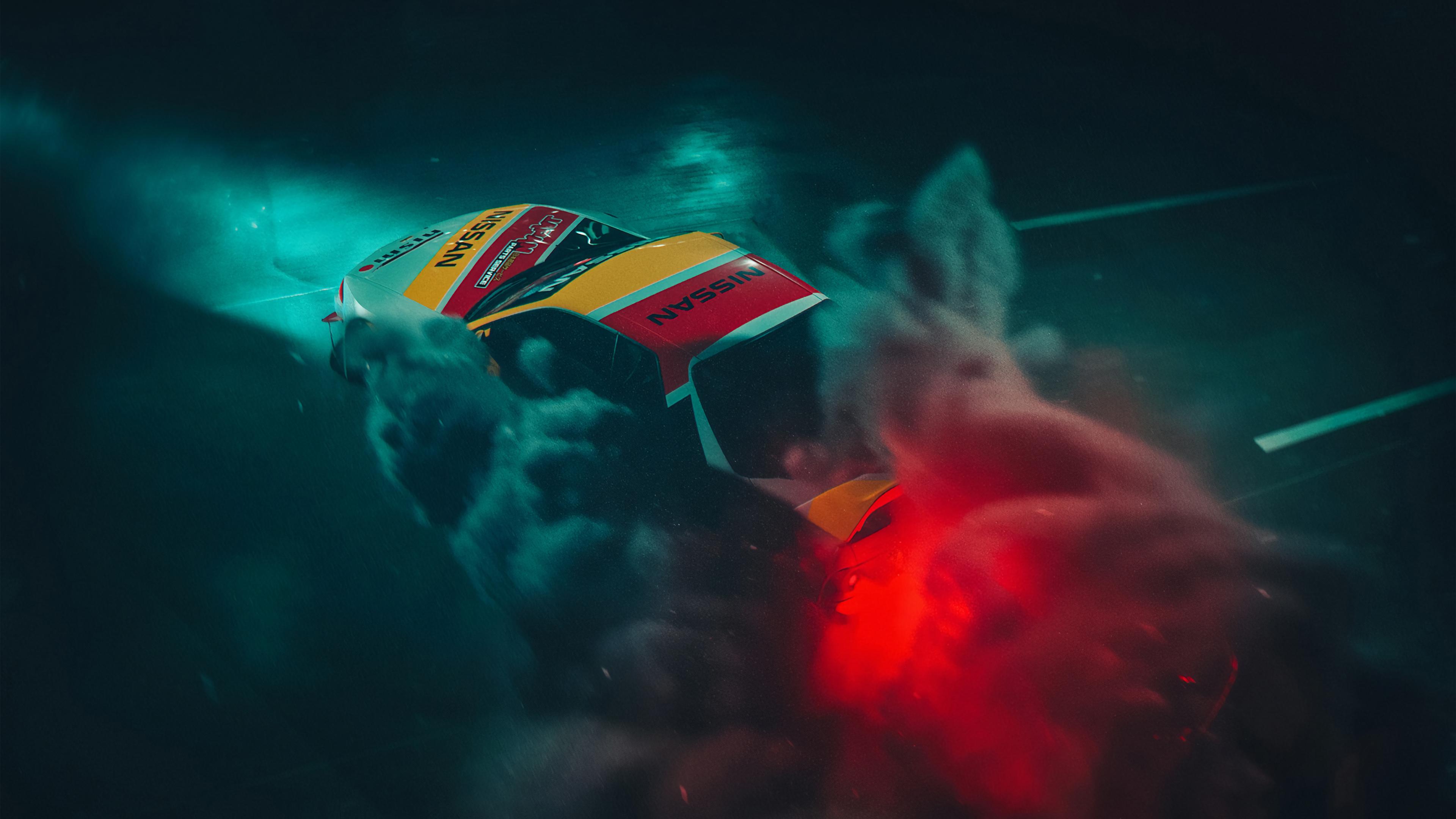 3840x2160 Wallpaper 4k Car Drift Smoke 4k Wallpaper