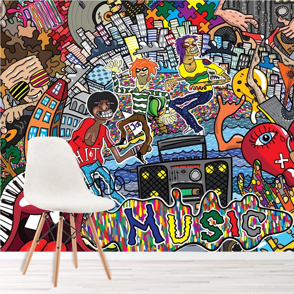 1000x1000 Music Graffiti Art Wallpaper Wall Mural