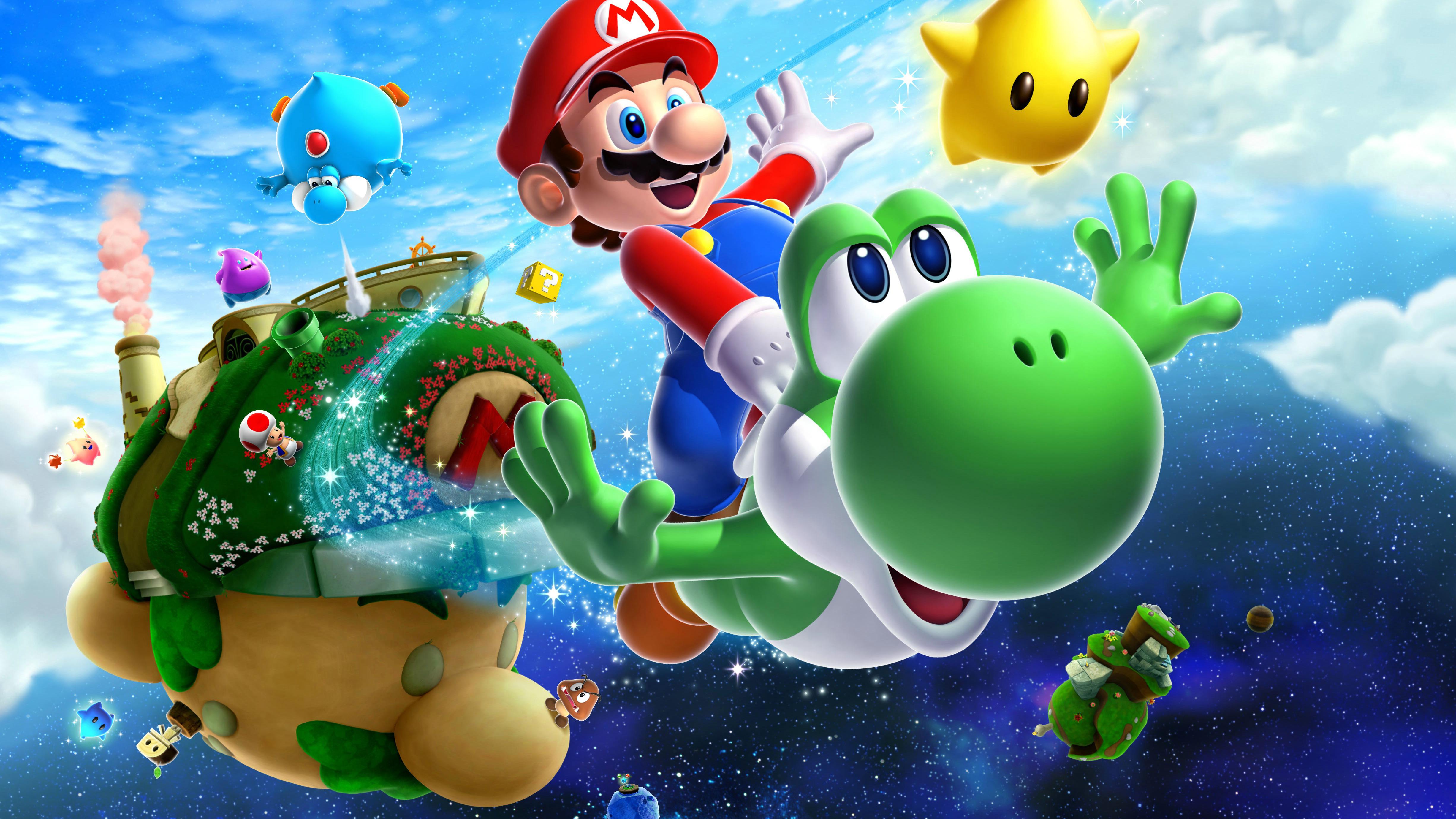 4904x2759 super mario galaxy 2 HD wallpaper, background