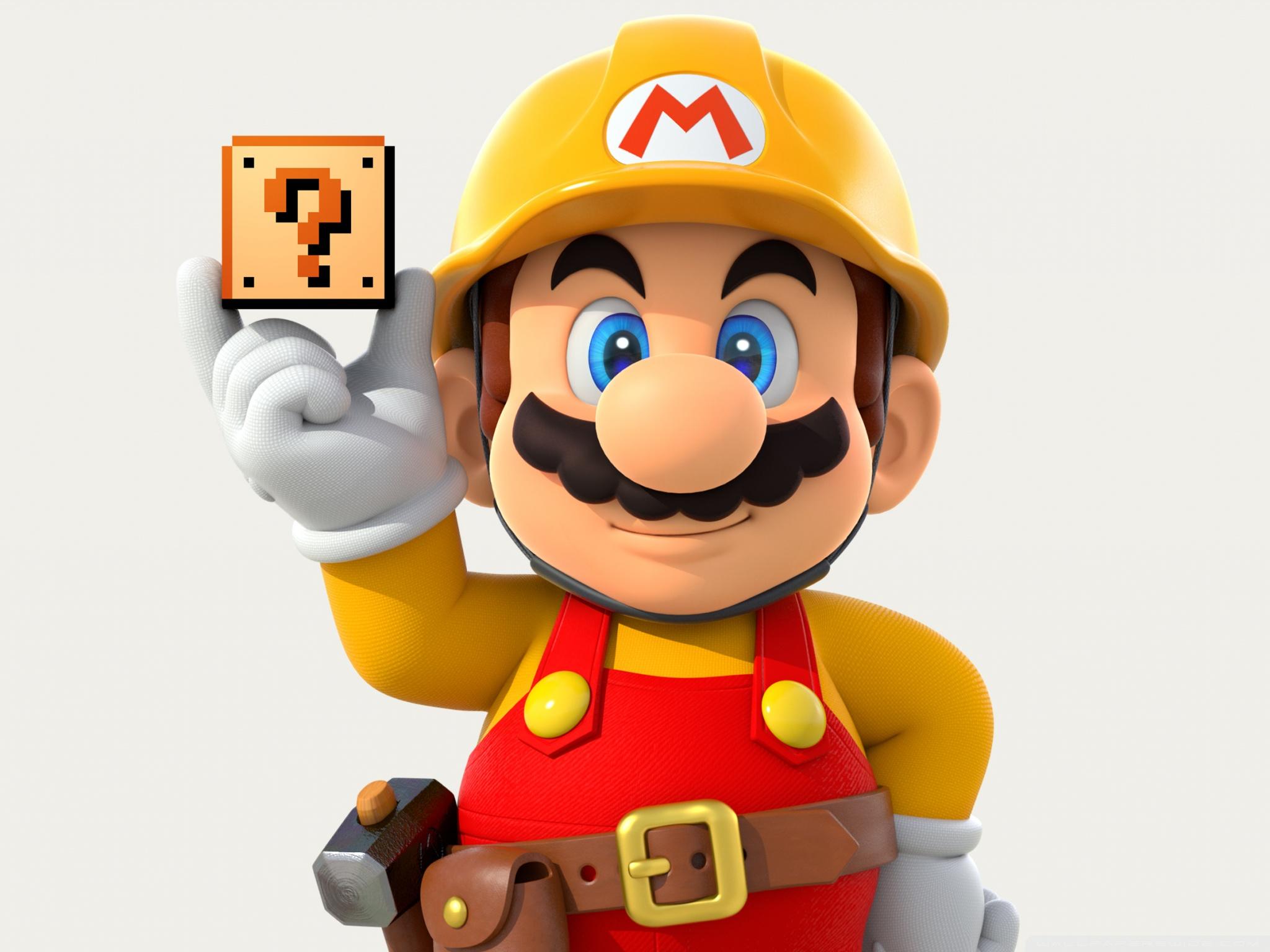 2048x1536 Super Mario Maker Ultra HD Desktop Background Wallpaper for 4K UHD TV : Multi Display, Dual Monitor : Tablet