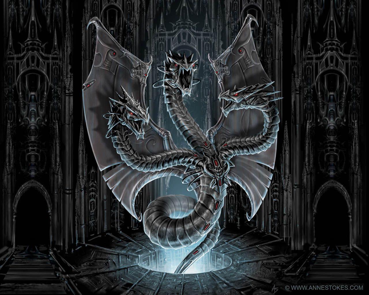 1280x1024 Fantastic Dragon Wallpaper