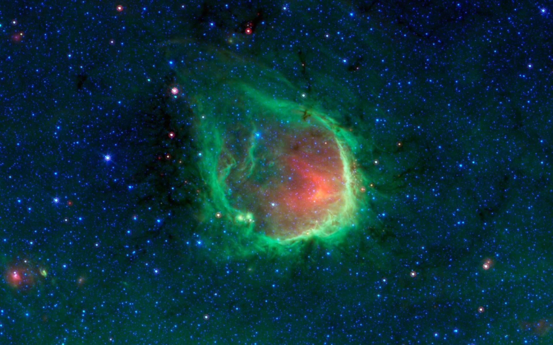 1920x1200 Green Nebula