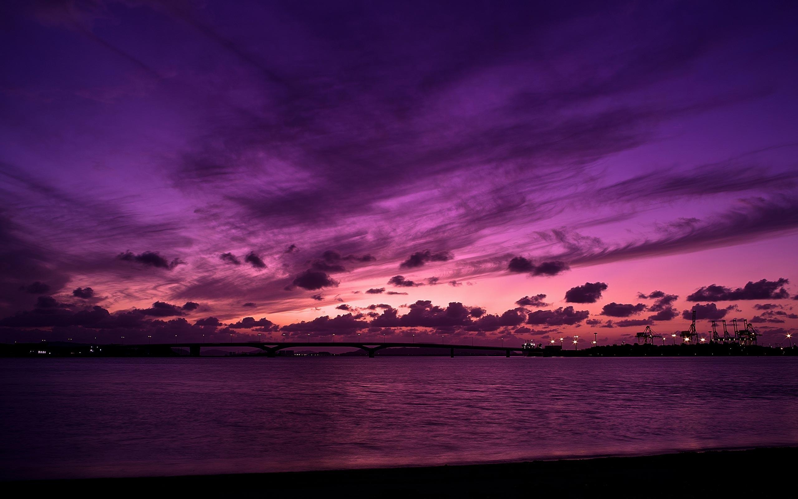 2560x1600 Stunning Purple Dusk Wallpaper Data Src Citizens Aesthetic Wallpaper Desktop HD