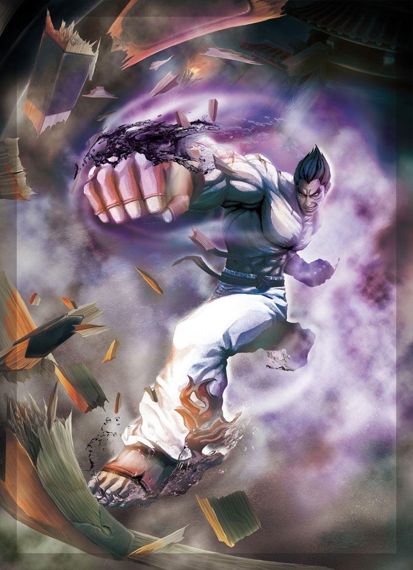 840x1160 Kazuya (Tekken). Street fighter, Game concept art, Anime image
