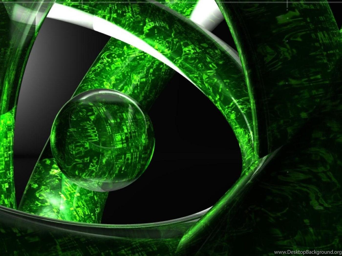 1400x1050 Abstract Green Things Ball Sphere 3D Artwork HD Wallpaper Desktop Background