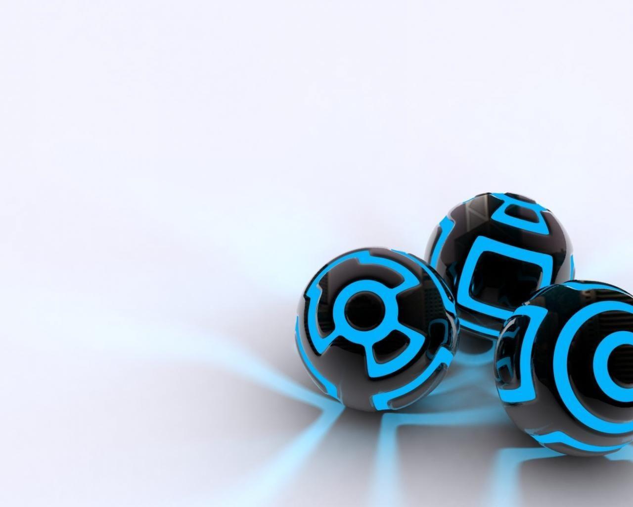1280x1024 black blue orbs anonib 3D artwork widescreen HD wallpaper
