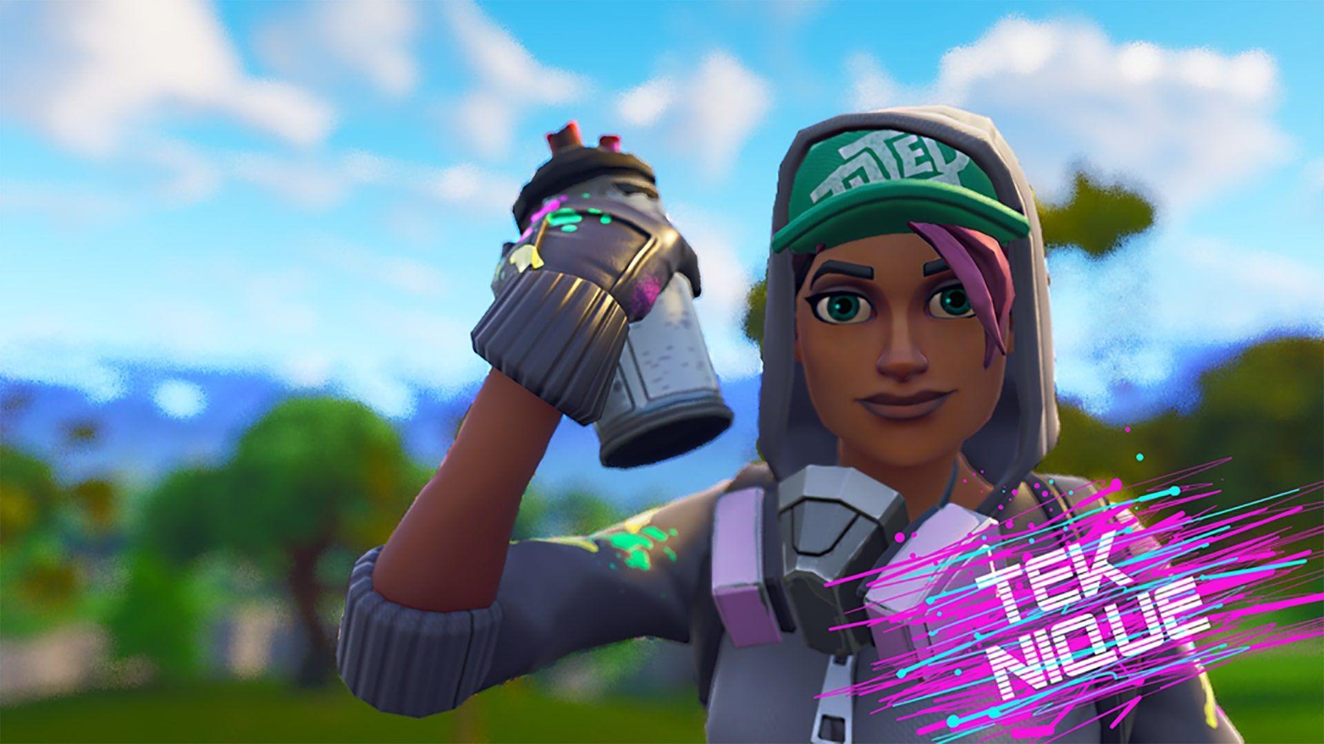 1920x1080 Custom Fortnite Teknique Wallpaper