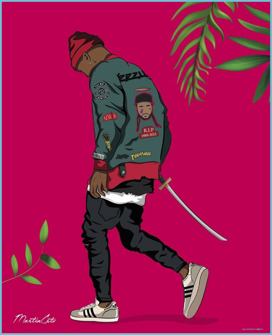 1047x1290 Swag Cartoon Cool Supreme Wallpaper Cool Supreme Wallpaper