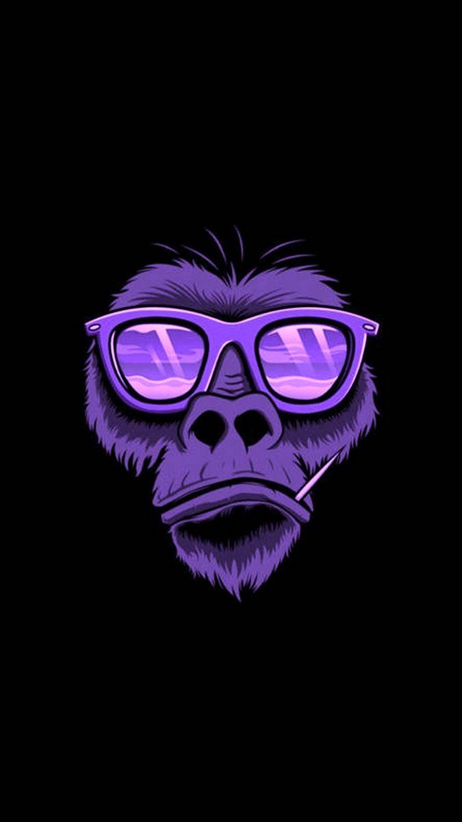 675x1200 Gorilla wallpaper. Horror wallpaper hd, Gorilla wallpaper, Black HD wallpaper