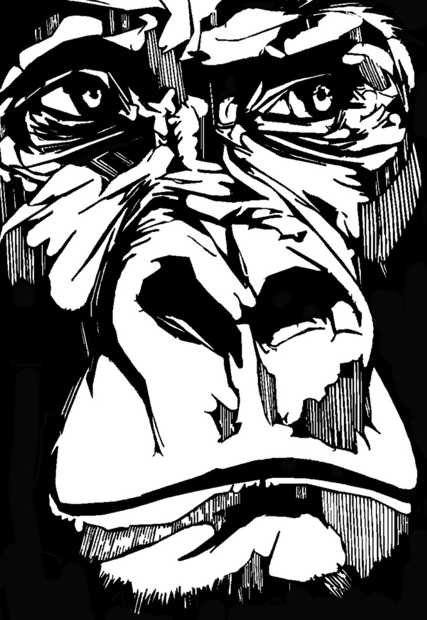 1470x2134 Download Wallpaper, Download 640x480 gorilla face stencil monkey needs to get ripped can you8230 1470x2134 wallpaper Animals HD Wallpaper, Hi Res Animals Wallpaper, High Definition Wallpaper