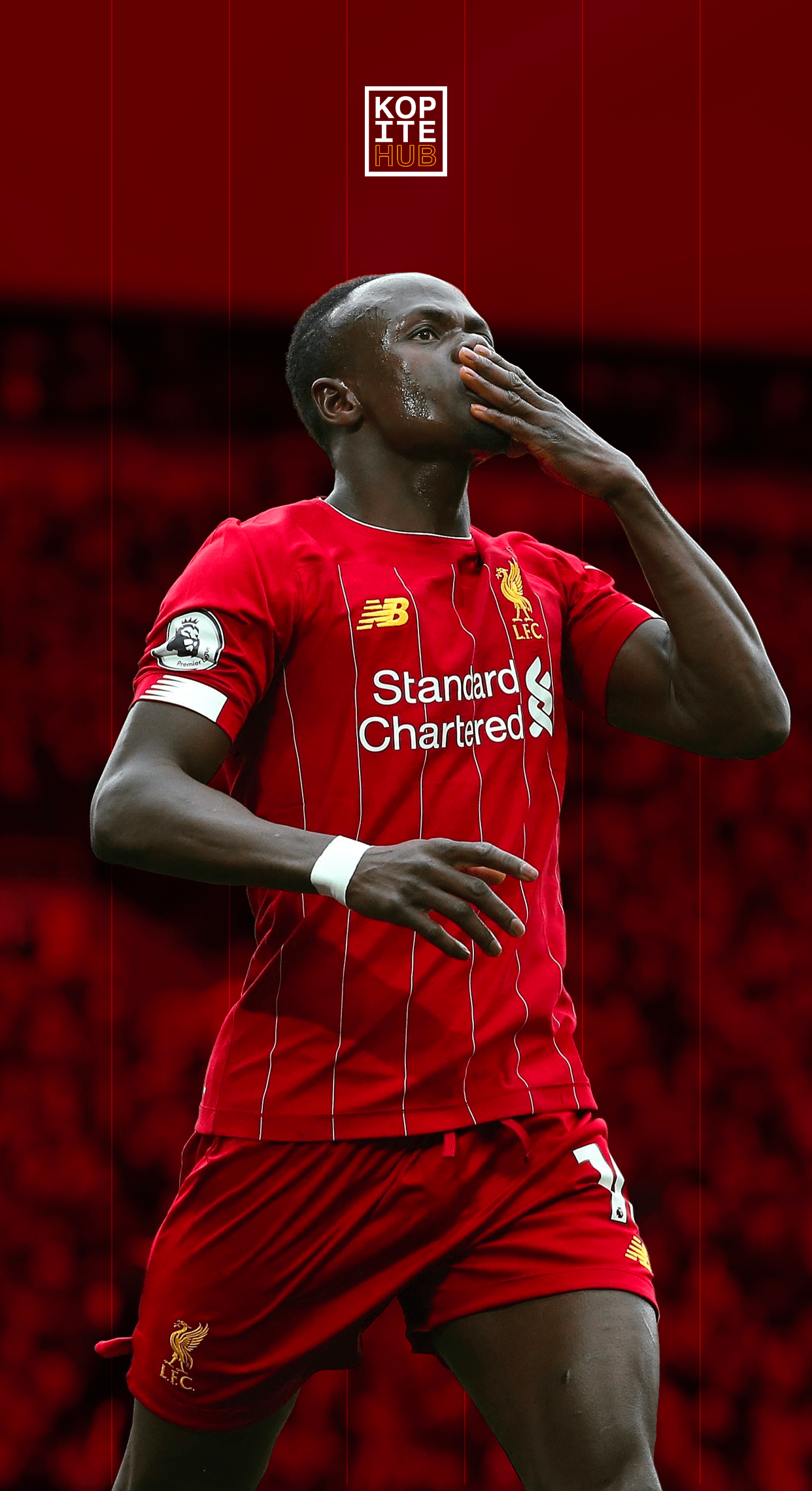 1242x2280 KopiteHub // Sadio Mané // Phone wallpaper