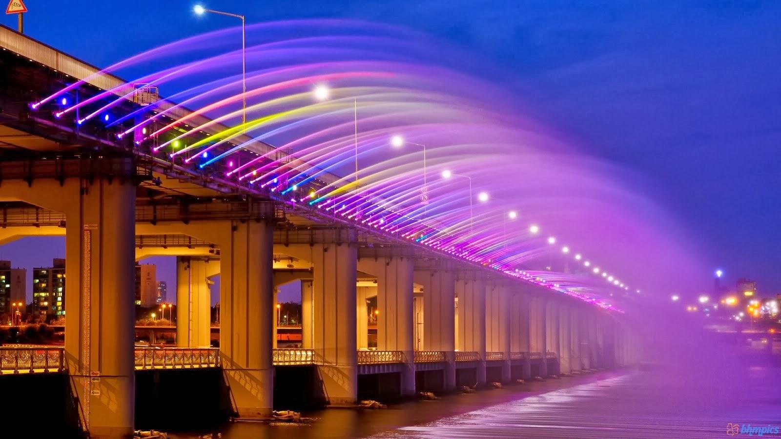 1600x900 Banpo Bridge Rainbow Fountain