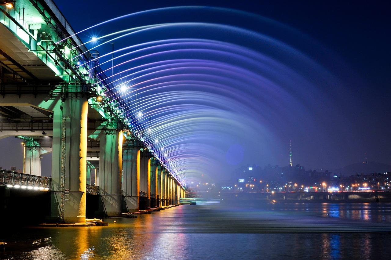 1280x852 Bridge Fountain Night