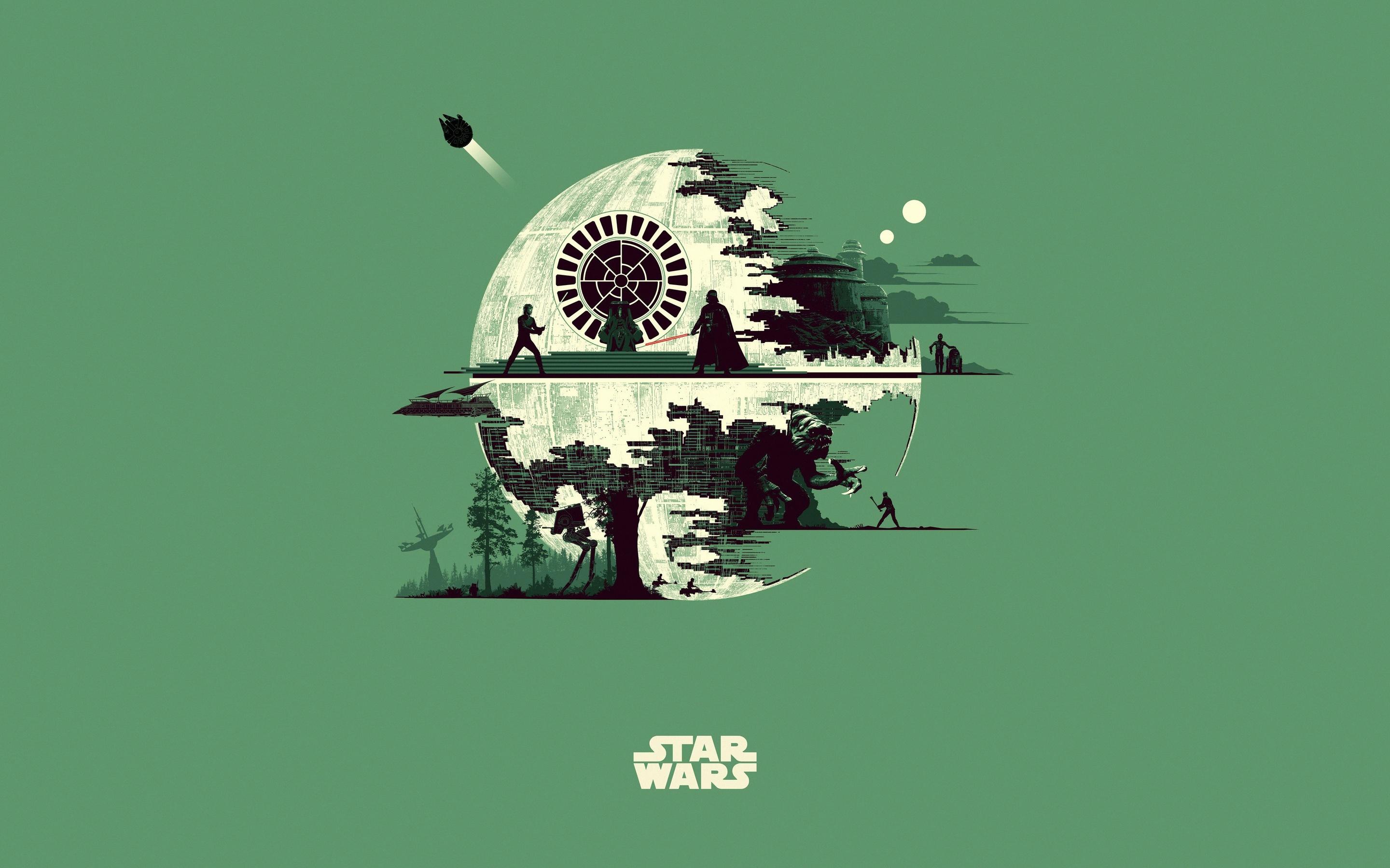 2880x1800 Star Wars Minimalism Artwork 5k Macbook Pro Retina HD 4k Wallpaper, Image, Background, Photo and Picture