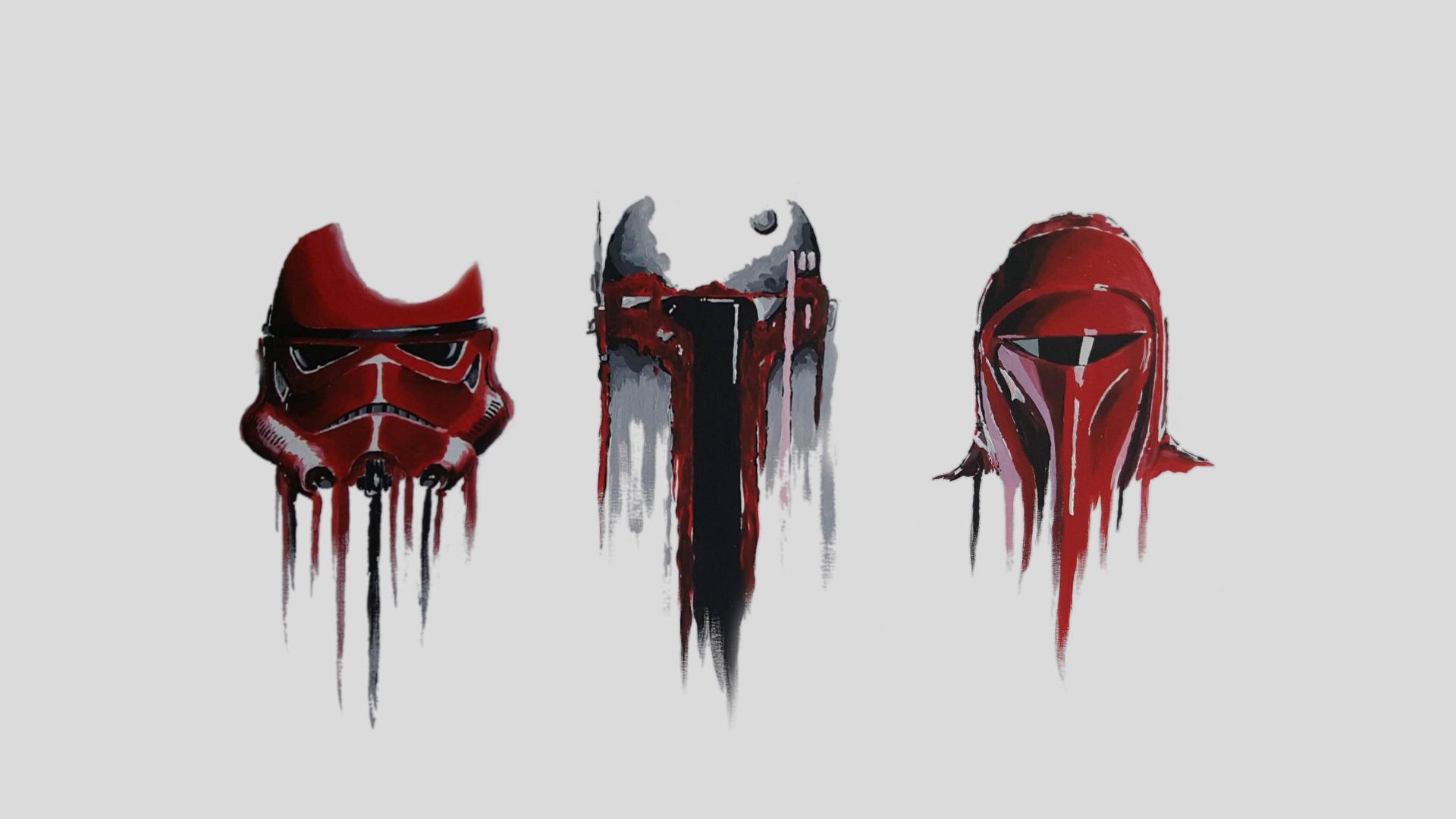 1920x1080 stormtrooper, Boba Fett, Minimalism, Star Wars, Render, Artwork Wallpaper HD / Desktop and Mobile Background