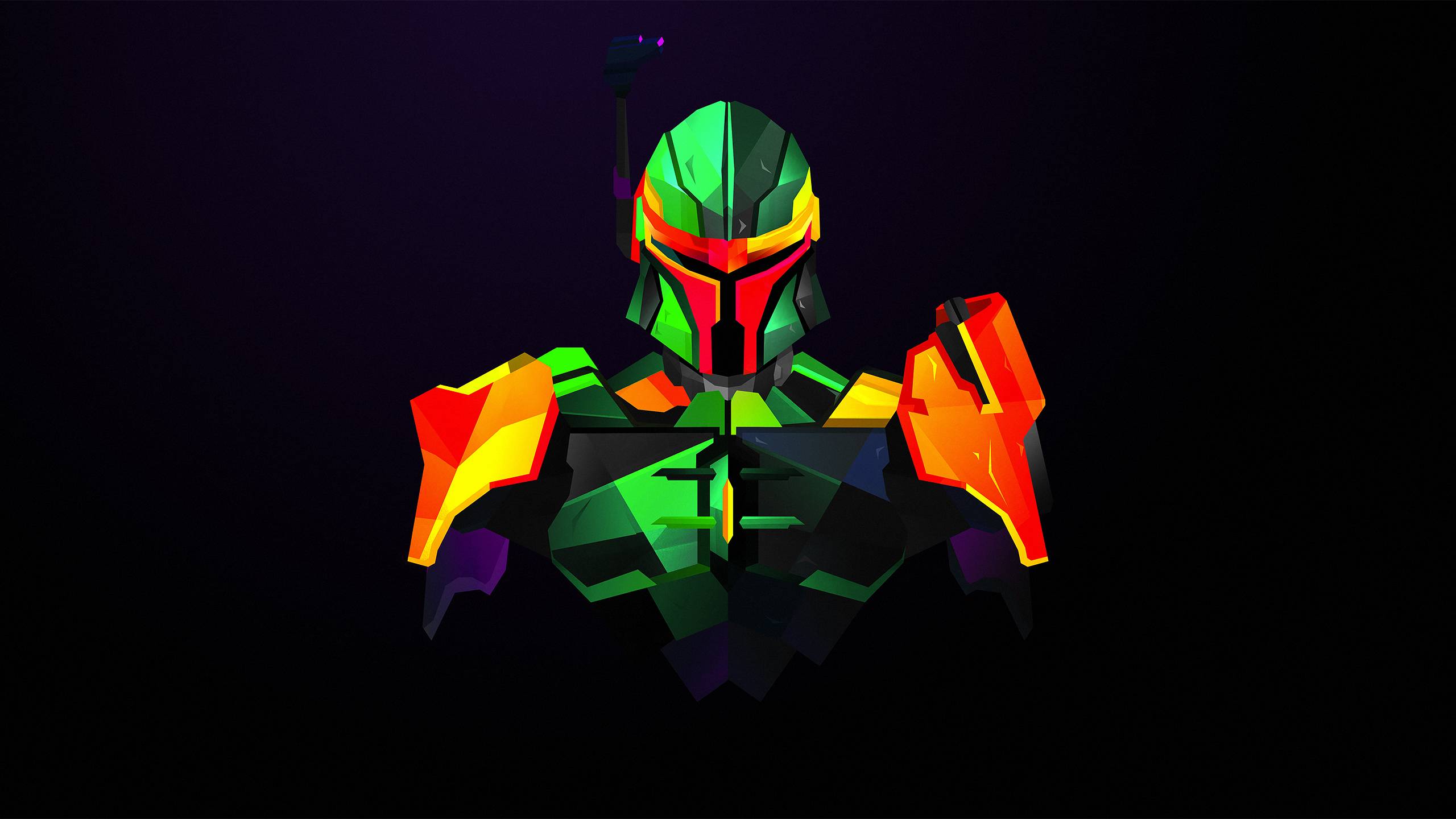 2560x1440 Boba Fett Star Wars Art Wallpaper, HD Minimalist 4K Wallpaper, Image, Photo and Background