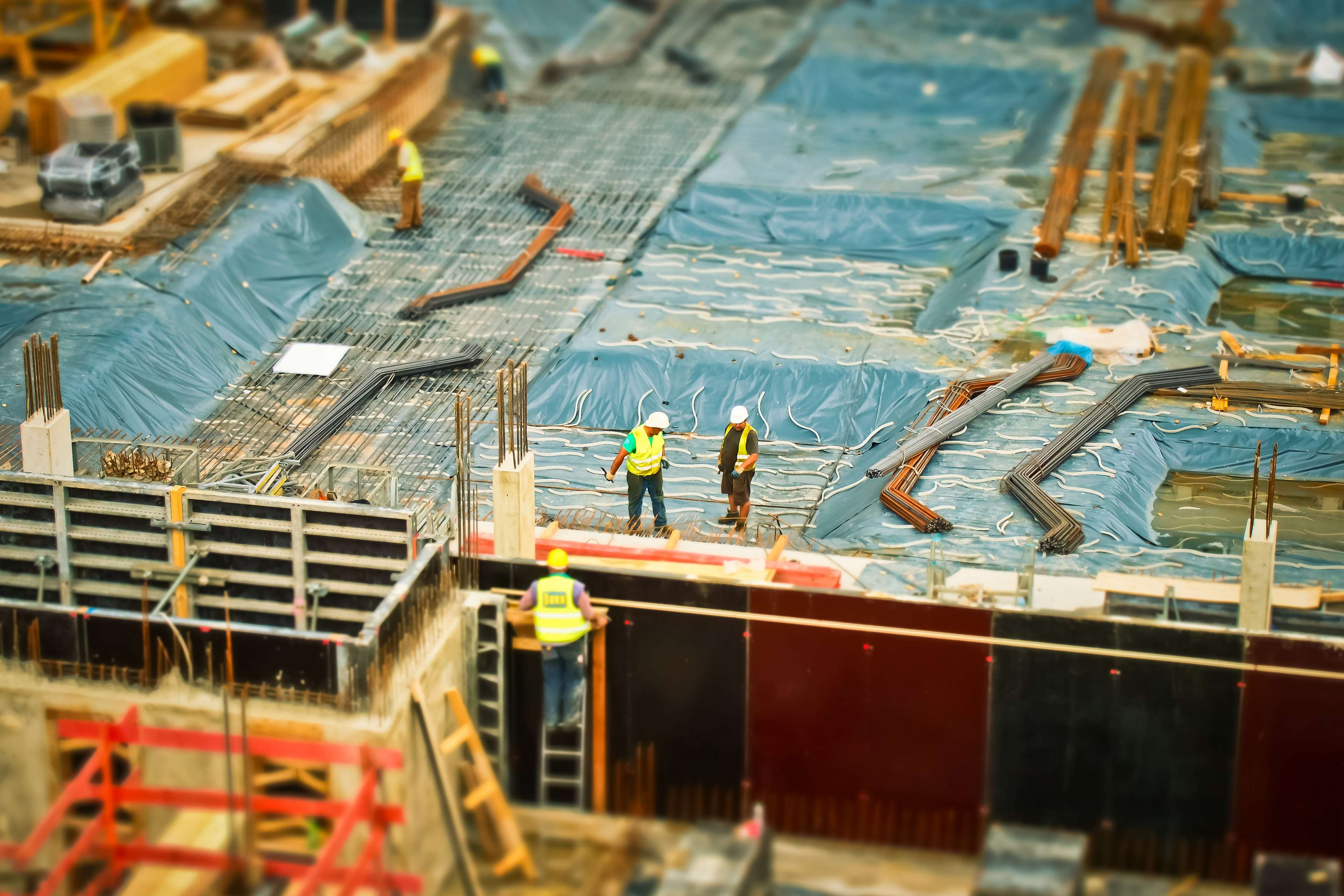 3840x2561 construction workers HD wallpaper, Background