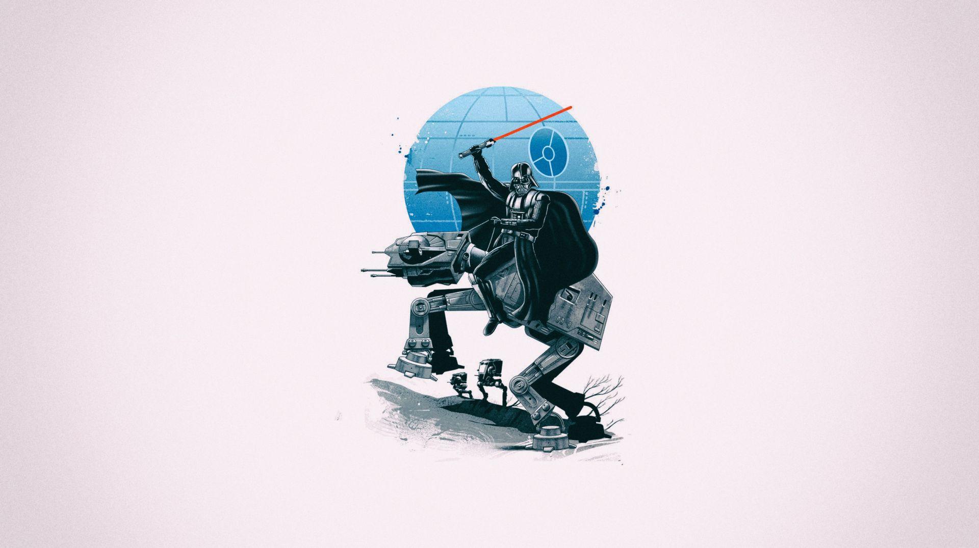 1920x1075 Star Wars Minimalist Wallpaper