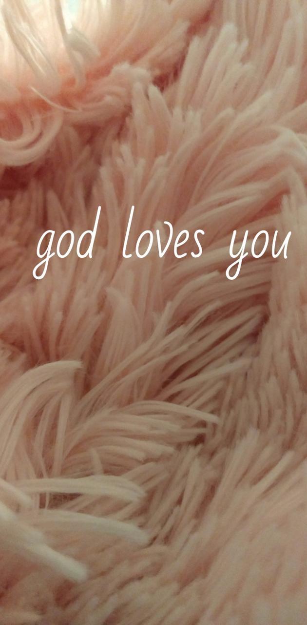 630x1280 God loves you wallpaper