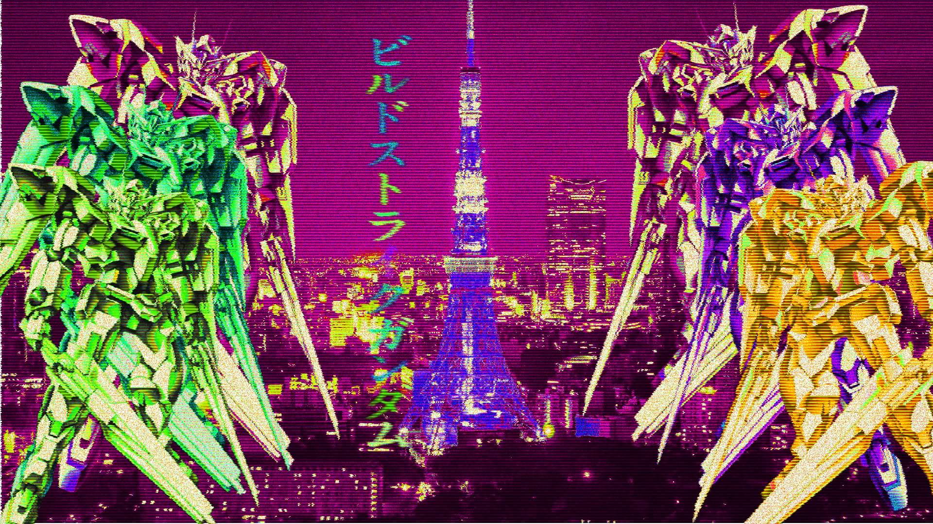 1920x1080 Vaporwave Anime Inspired A E S T H E T I C S - W