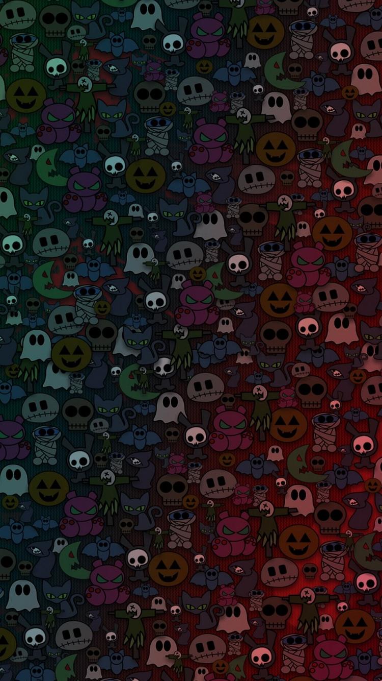 750x1334 Free download Cute Halloween Monsters Pattern iPhone 6 Wallpaper iPod Wallpaper HD [750x1334] for your Desktop, Mobile & Tablet. Explore Cute iPod Wallpaper. Cute Girly Wallpaper for iPhone, iPod