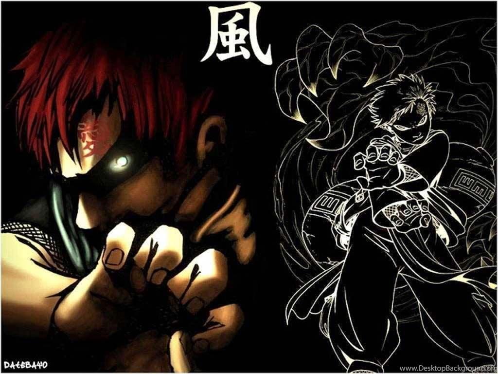 1024x768 Free Download Anime Wallpaper Gaara « Naruto Shippuden Naruto. Desktop Background