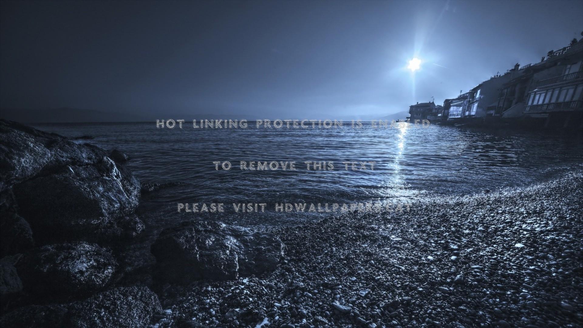 1920x1080 awesome seaside town in metallic hue beach