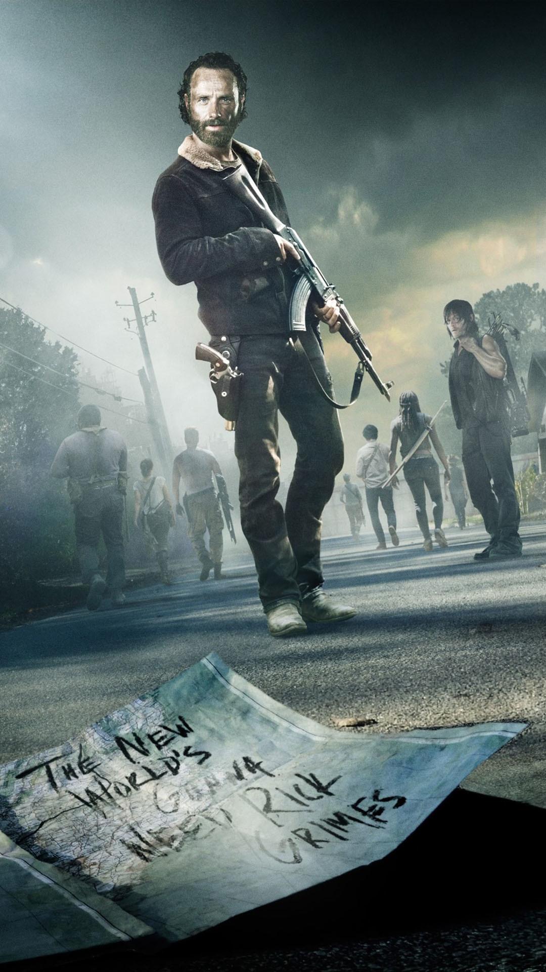 1080x1920 Wallpaper Walking Dead