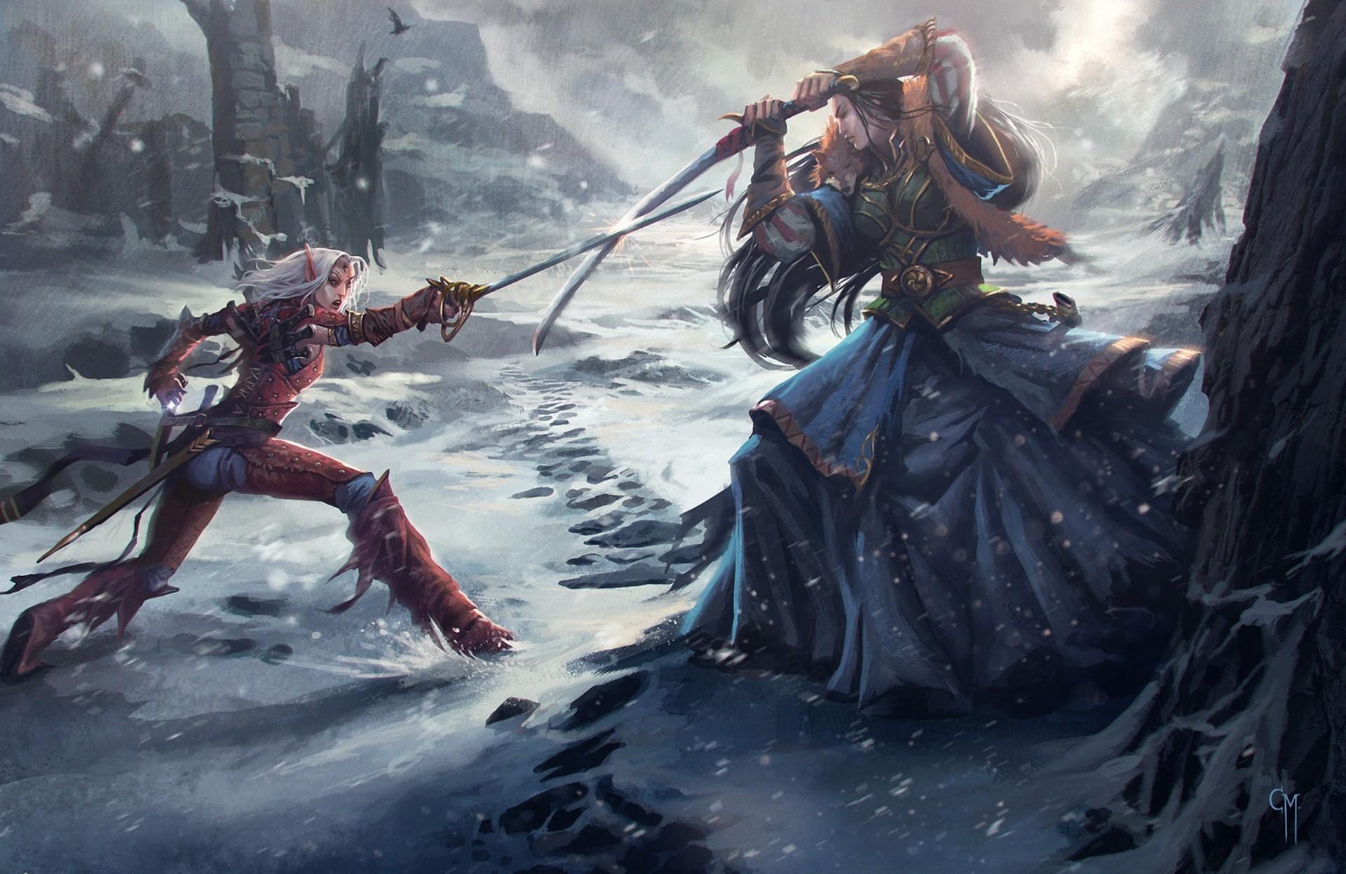 1920x1247 #Pathfinder, #artwork, #fantasy art, #Merisiel wallpaper. Mocah HD Wallpaper