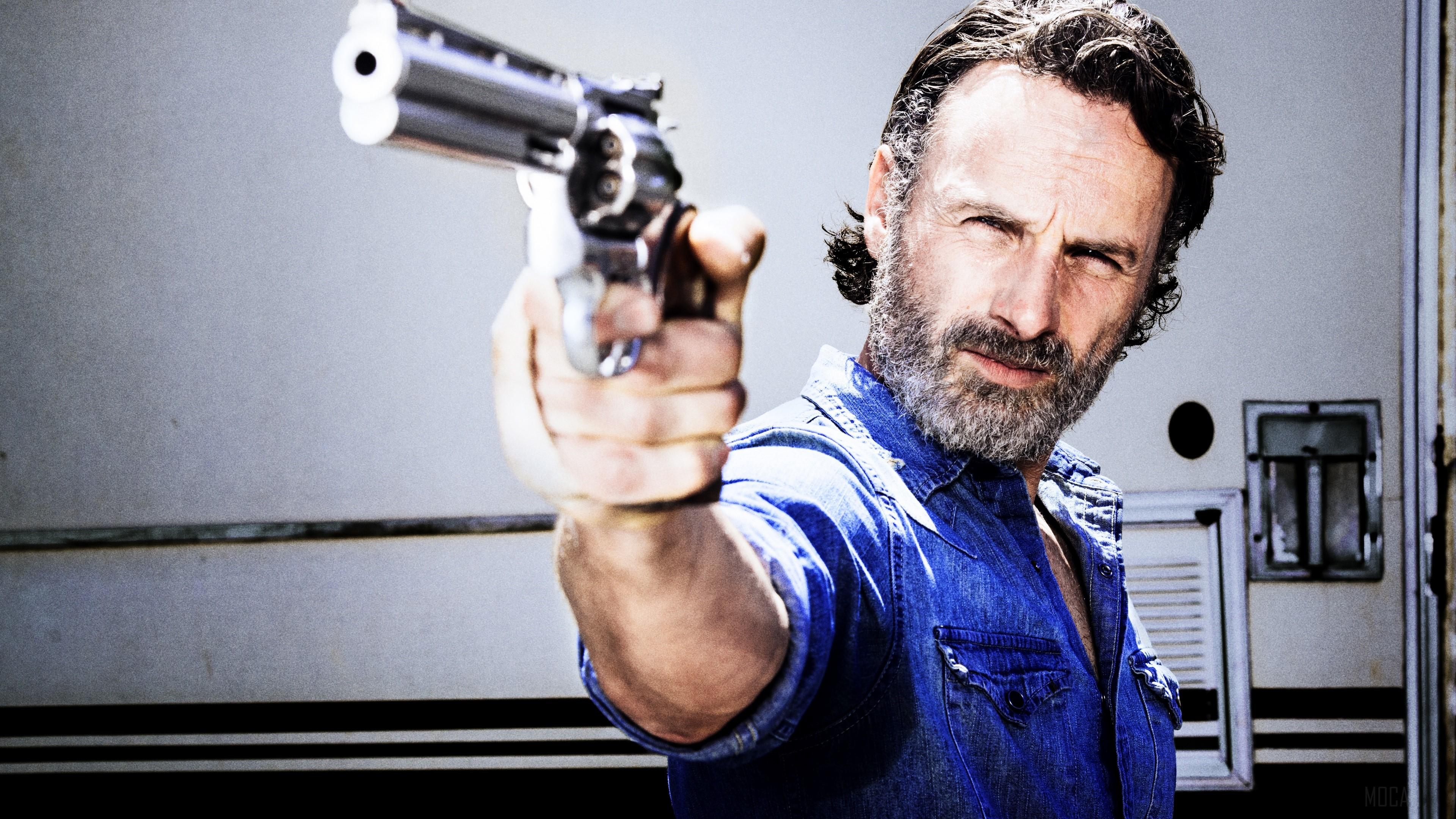 3840x2160 Andrew Lincoln, Rick Grimes, The Walking Dead 4k wallpaper. Mocah HD Wallpaper