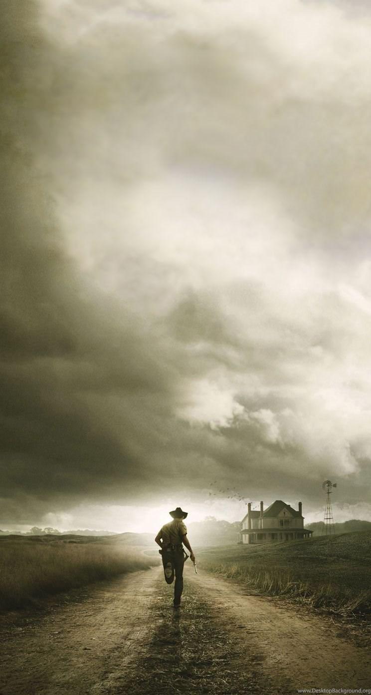 744x1392 Walking Dead Carl iPhone 5 Parallax Wallpaper (744x1392) Desktop Background