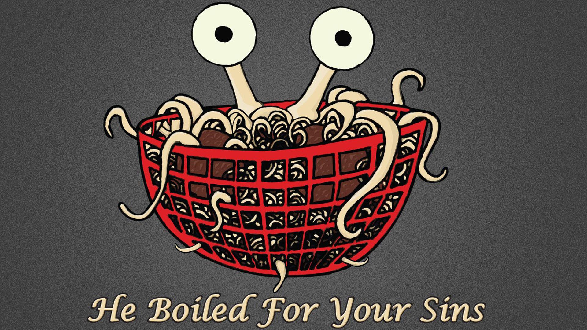 1920x1080 flying, Spaghetti, Monster, Boiled, Sins, Cartoon, Humor, Funny, Eyes Wallpaper HD / Desktop and Mobile Background