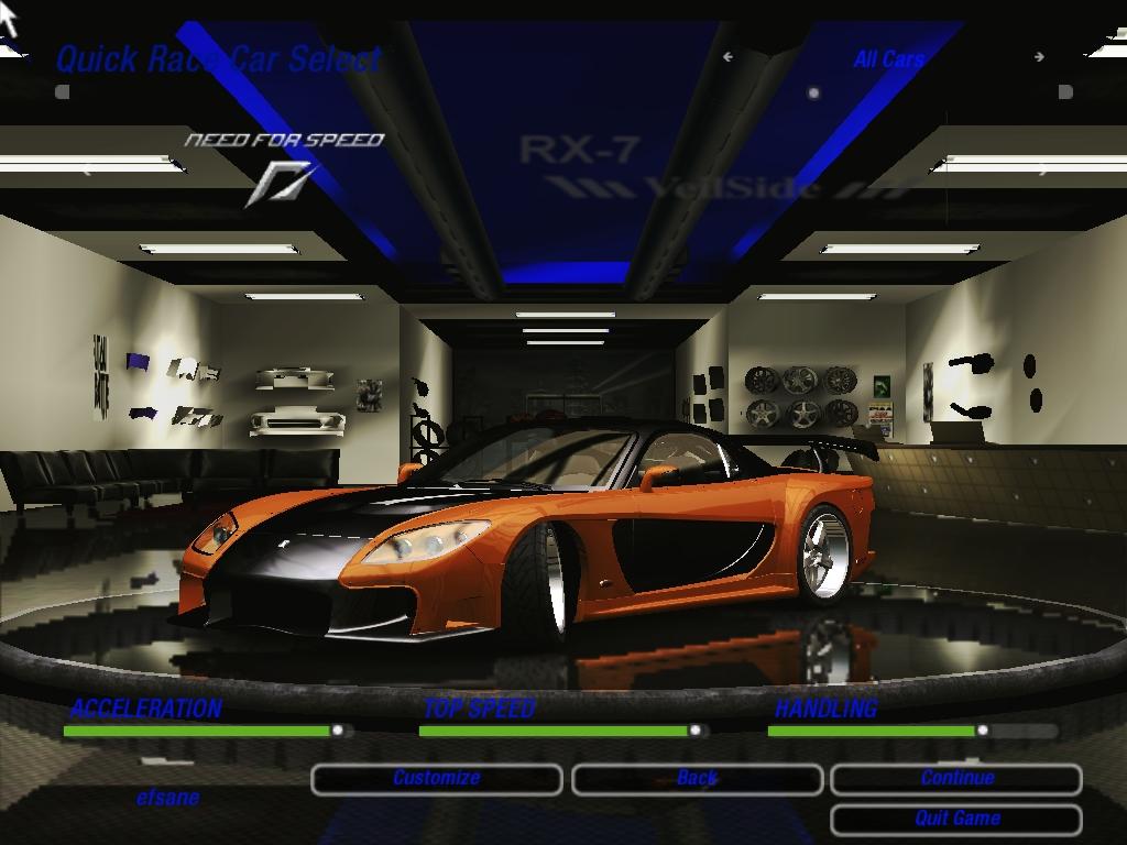1024x768 The Fast And The Furious:Tokyo Drift Han's Mazda RX7 Veilside. by RX8MazdaSpeed. Need For Speed Underground 2