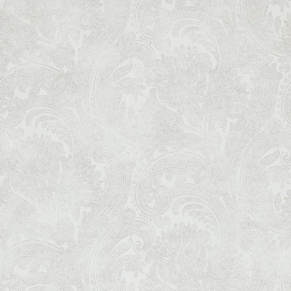 1000x1000 Pretty Paisley Wallpaper in Grey and White from the Riviera Maison Col