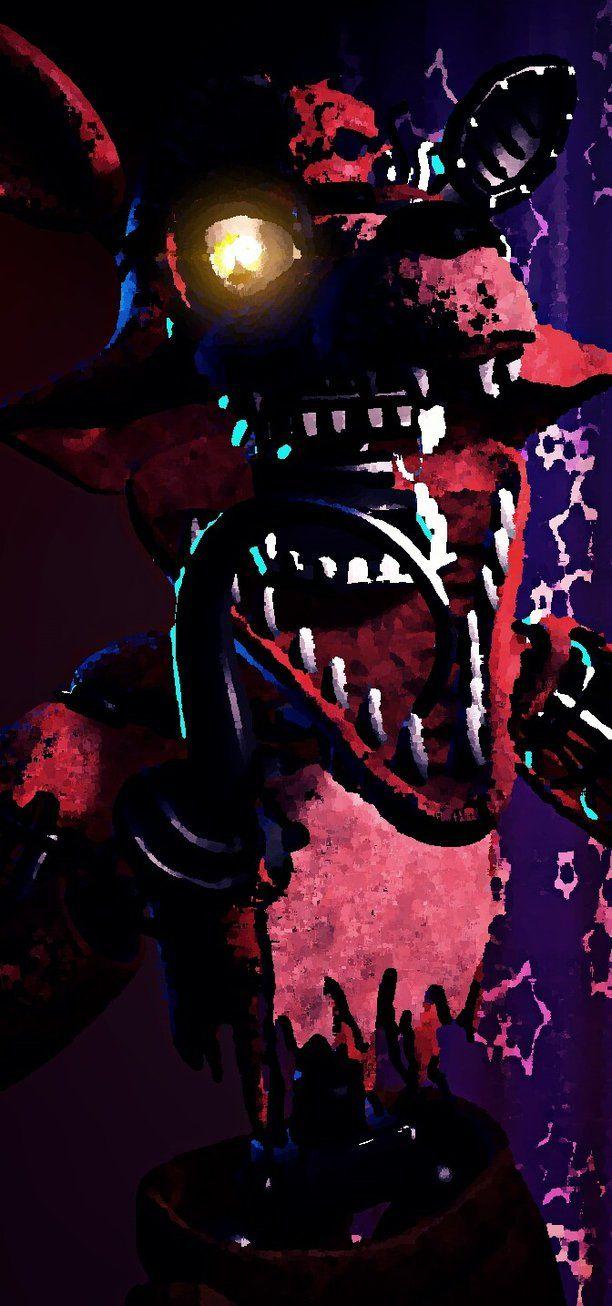 612x1306 Withered Foxy Wallpaper