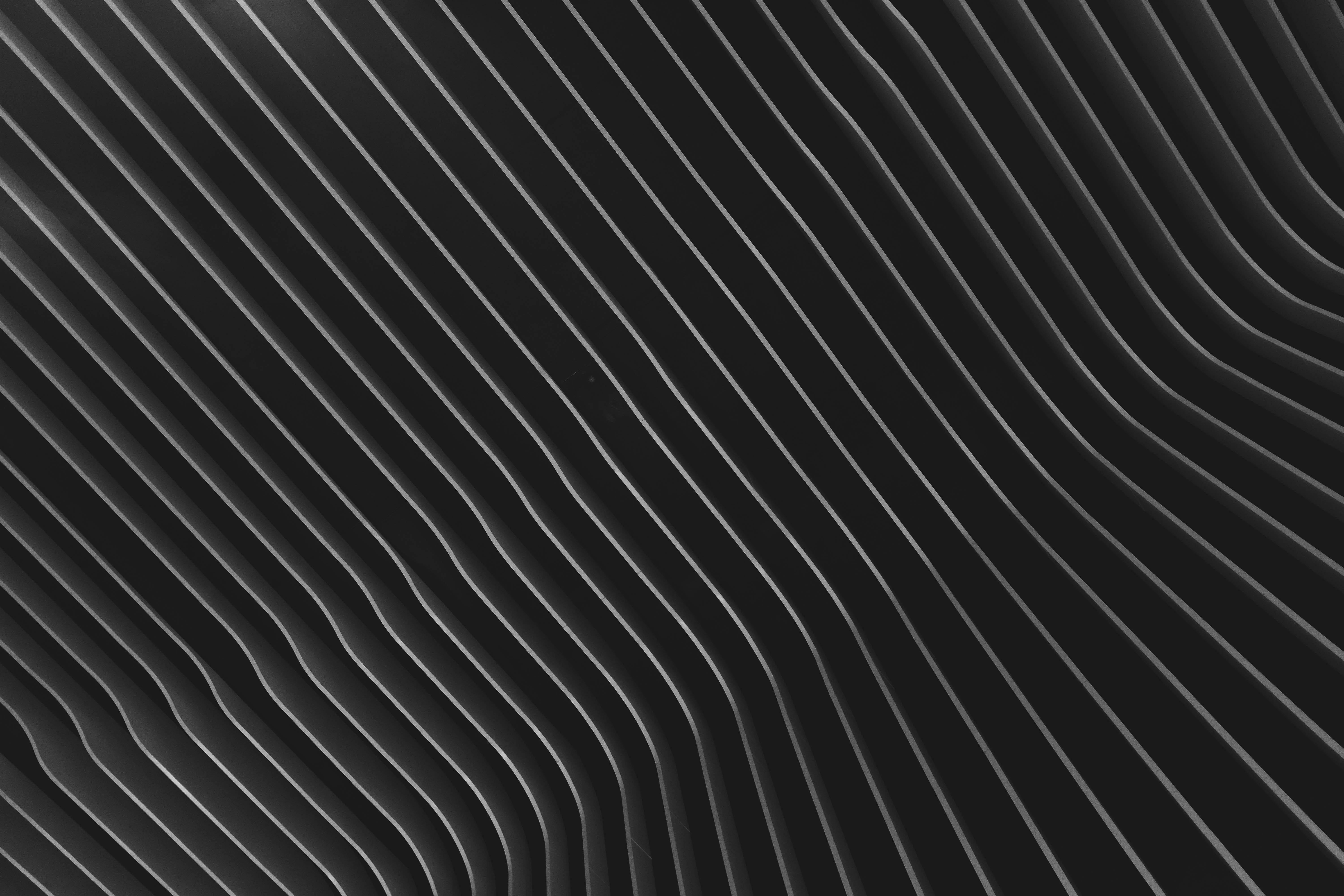 6000x4000 Black and White Striped Textile · Free