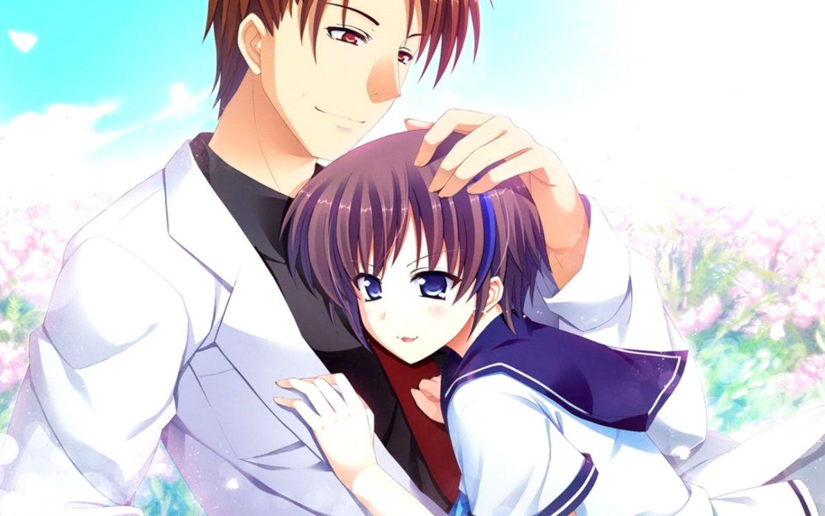 1190x744 Romantic Cute Anime Couples Image Animated Couple Cartoon Pics Download