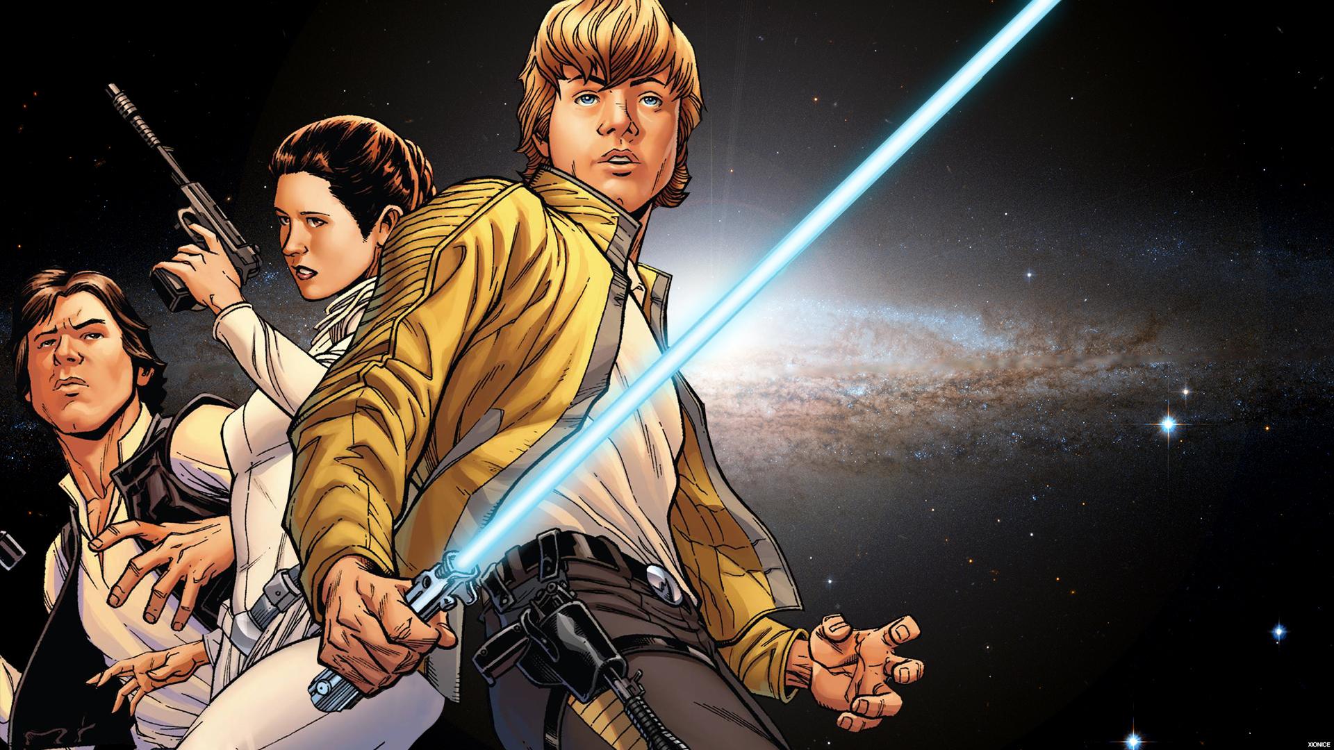 1920x1080 Luke Skywalker Han Solo Princess Leia Artwork, HD Movies, 4k Wallpaper, Image, Background, Photo and Picture